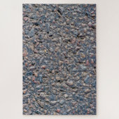 Puzzle Une Texture D'Asphalte Frais Et De Galets Graveux (Vertical)
