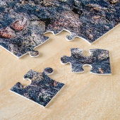 Puzzle Une texture d'asphalte frais et de graviers (Côté)