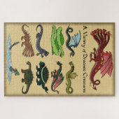 Puzzle Une variété de créatures draconiennes (Horizontal)