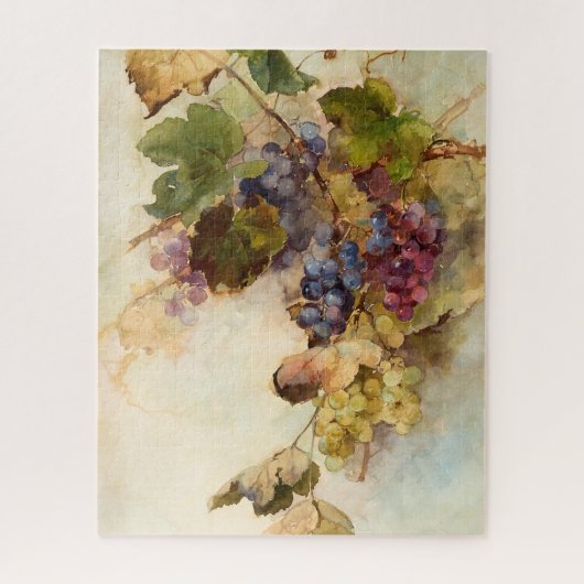 Puzzle Une vigne de raisins de Franz Bischoff (Vertical)