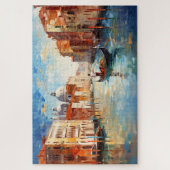 Puzzle Une vision artistique rêvée de la ville flottante  (Vertical)