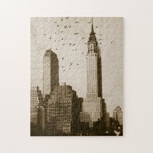 Puzzle Une volée de voler d'oiseaux (Vertical)