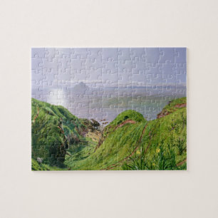 Puzzle Une vue d'Ailsa Craig et l'île d'Arran, 1860