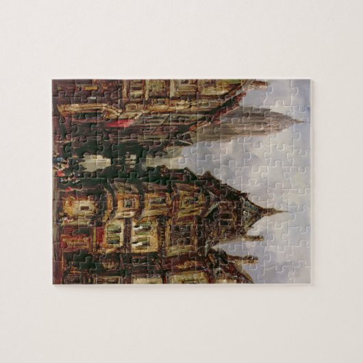 Puzzle Une vue dans le quart juif, Francfort, 1877 (huile (Horizontal)