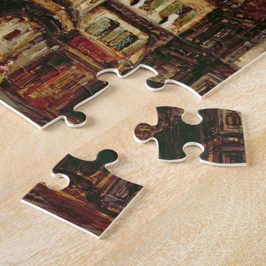 Puzzle Une vue dans le quart juif, Francfort, 1877 (huile (Côté)