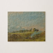 Puzzle Une vue de bruyère de Hampstead, avec des chiffres (Horizontal)