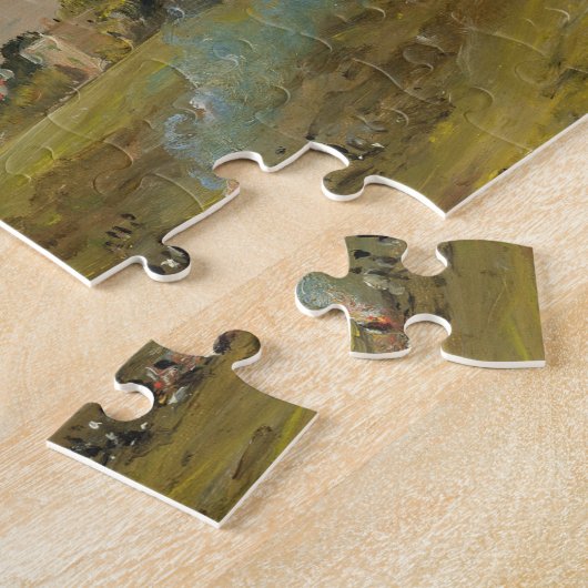 Puzzle Une vue de bruyère de Hampstead, avec des chiffres (Côté)