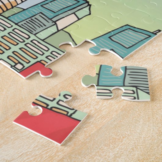 Puzzle Une vue de Tokyo (Côté)