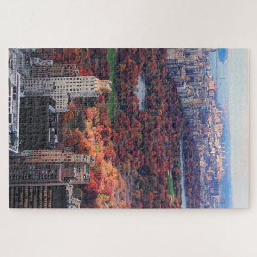 Puzzle Une vue d'en haut : Automne dans le Central Park (Horizontal)