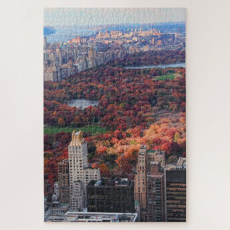 Puzzle Une vue d'en haut : Automne dans le Central Park