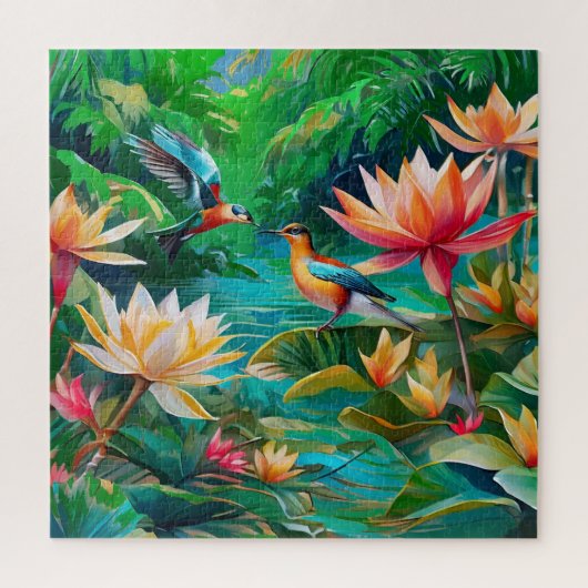 Puzzle Une zone humide tropicale (Vertical)