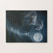 Puzzle Unicorn and moonlit waterfall - stunning  (Horizontal)