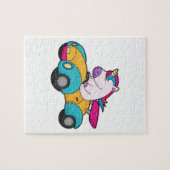 Puzzle Unicorn Car (Horizontal)