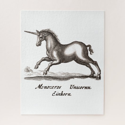 Puzzle Unicorn Classic Running Magic Woodland Créature (Vertical)