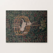 Puzzle Unicorn Hunt Medieval Art - Unicorn repose sous la (Horizontal)