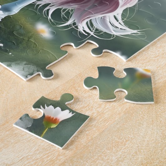 Puzzle Unicorn In Forest (Côté)