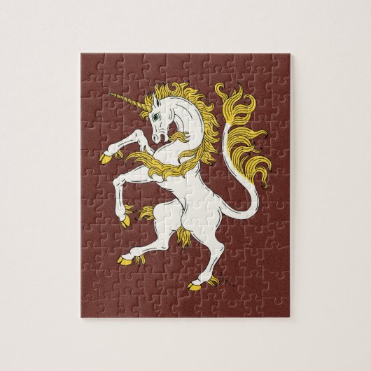 Puzzle Unicorn Rampant (Vertical)