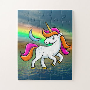Puzzle Unicorne arc-en-ciel