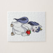 Puzzle Unicorne aux fruits de fraise (Horizontal)
