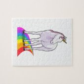 Puzzle Unicorne avec arc-en-ciel (Horizontal)