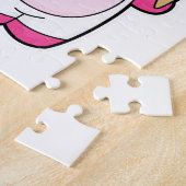 Puzzle Unicorne avec gaufre Glace (Côté)