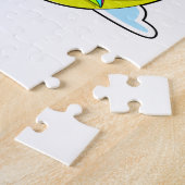 Puzzle Unicorne avec nuages et lune (Côté)