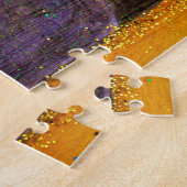 Puzzle Unicorne avec un chêne regardant la lune (Côté)