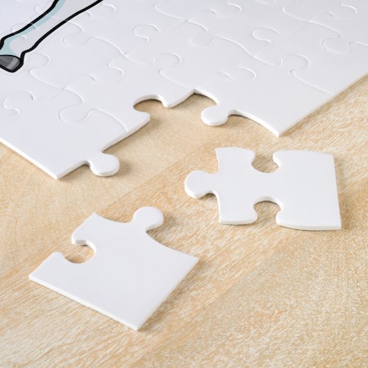 Puzzle Unicorne Bubble gomme (Côté)