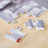 Puzzle Unicorne dans la neige (Côté)