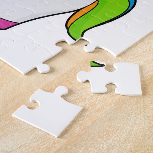 Puzzle Unicorne Donut (Côté)