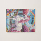 Puzzle Unicorne fée personnalisée (Horizontal)