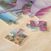 Puzzle Unicorne fée personnalisée (Côté)