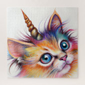 Puzzle Unicorne Fluffy Kitten (Vertical)