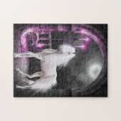 Puzzle Unicorne magique rose (Horizontal)
