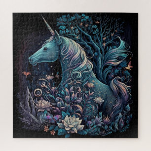 Puzzle Unicorne mystique - Forêt Imaginaire