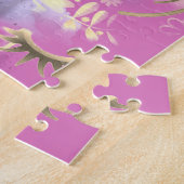 Puzzle Unicorne personnalisée Visage Rainbow Kids (Côté)