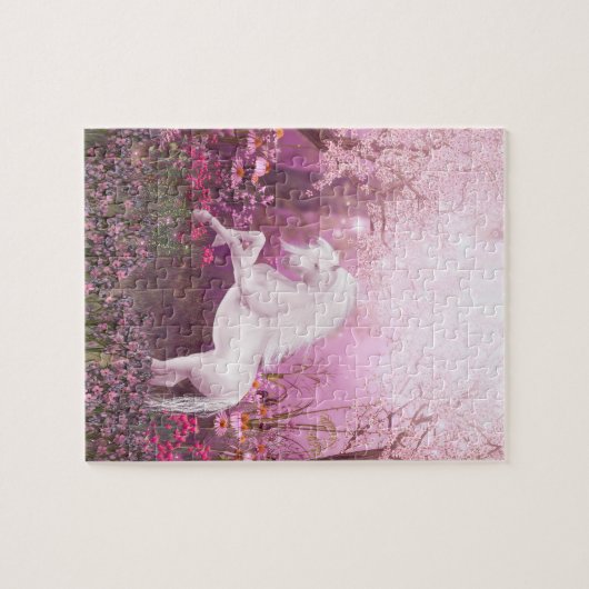 Puzzle Unicorne rose (Horizontal)