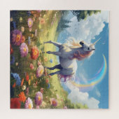 Puzzle Unicorne sur Meadow (Horizontal)