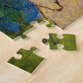 Puzzle Unicorne touchant la réflexion dans un étang (Côté)