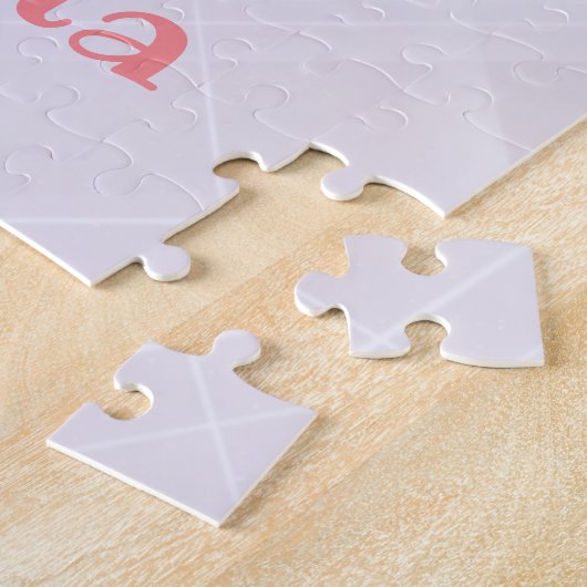 Puzzle Unicorne, Visage Unicorne, personnalisée, girly, f (Côté)