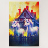 Puzzle Unicornes d'animal (Vertical)