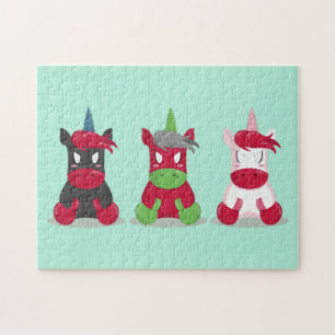 Puzzle Unicornes en colère
