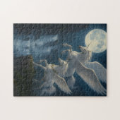 Puzzle Unicorns in flight - (Horizontal)