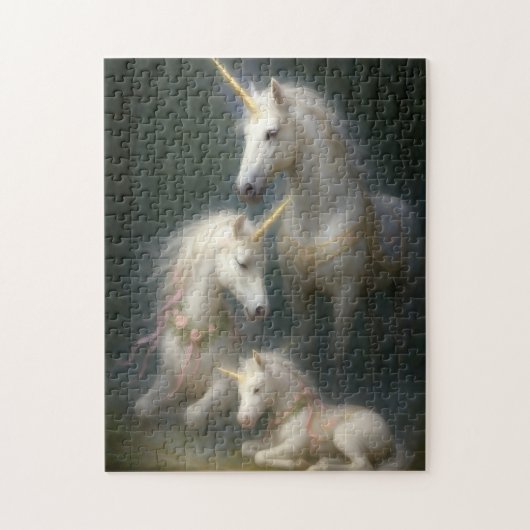 Puzzle Unicorns newborn baby (Vertical)