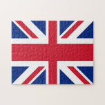 Puzzle Union Jack - Drapeau du Royaume-Uni<br><div class="desc">Drapeau du Royaume-Uni. Le Royaume-Uni de Grande-Bretagne et d'Irlande du Nord utilise comme drapeau national la bannière royale connue sous le nom d'Union Jack ou Union Flag (malgré la croyance populaire, les deux termes sont techniquement corrects).</div>