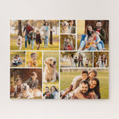 Puzzle Unique 12 photo Collage minimaliste simple (Horizontal)