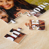 Puzzle Unique 12 Photo Collage Nom ou Texte (Côté)