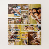 Puzzle Unique 12 Photo Collage Simple (Vertical)