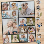 Puzzle Unique 14 Photo Collage Moderne 16x20 Simple<br><div class="desc">Débloquez la joie des souvenirs partagés avec notre chère collection de souvenirs 14-Photo Jigsaw Puzzle. Ce délicieux puzzle est parfait pour célébrer les moments spéciaux avec la famille, les amis, les animaux de compagnie et les grands-parents. Qu'il s'agisse d'une collection de vos clichés préférés d'un séjour en famille, d'une série...</div>