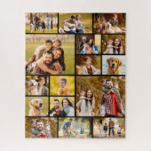 Puzzle Unique 17 Photo Collage Simple Noir (Vertical)